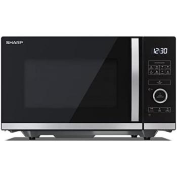 Microondas SHARP YC-QS254AE-B 25L 900W Sin plato giratorio, función eco, descongelación, seguridad para niños, color negro
