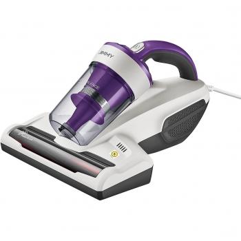 Aspiradora antipolvo JIMMY JV12 Anti-mite con 400W de potencia, luz UV-C de ultrasonido, puerto de succión ampliado de 220 mm, cepillo rodante compuesto patentado, doble cicl