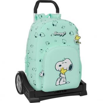 Mochila con carro Evolution Snoopy 'groovy' - Safta
