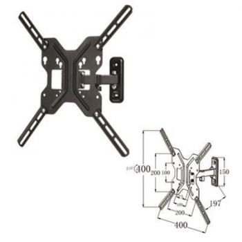 Soporte TV articulado de Pared hasta 55'' vesa 400x400 PHBS3203BA8 Phoenix