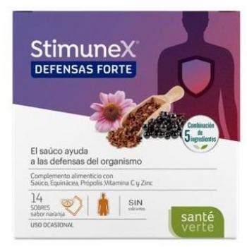Stimunex Defensas Forte Sabor Naranja 14 Sobres de 5g Sante Verte
