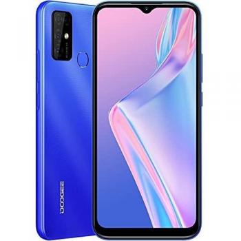 DOOGEE X96 Pro [2021] 4GB RAM+64GB ROM Moviles Libres, Android 11, 5400mAh 4G Smartphone, Cámara Cuádruple 13MP, Pantalla Waterdrop de 6.52'', Telefono Movil Octa Core, Face ID, Huella Dactilar, Azul