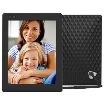 Nixplay Seed 8 Inch WiFi Digital Photo Frame W08D Black - IPS Display, Motion Sensor, 10GB Cloud Storage