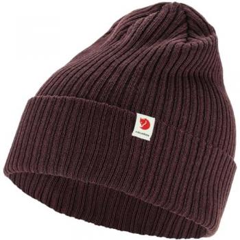 Gorro Fjällräven Rib Violeta Granate Marrón