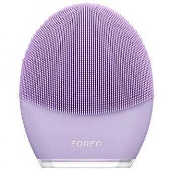 FOREO LUNA 3, cepillo de limpieza facial y masaje reafirmante para piel sensible, ultra higiénico, 16 intensidades, 650 usos por carga USB, conexión por app, impermeable, 2 años de garantía