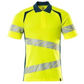 Polo Shirt Hi-Vis Amarillo/Darkpetroleum Acelerado Seguro 5XL (1 Pz.)