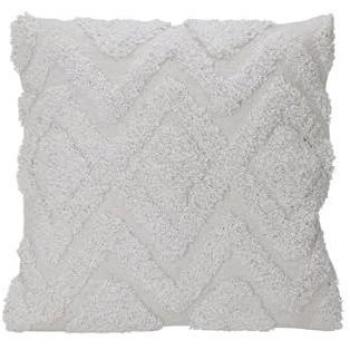 Cojín de algodón 45 x 45 cm blanco