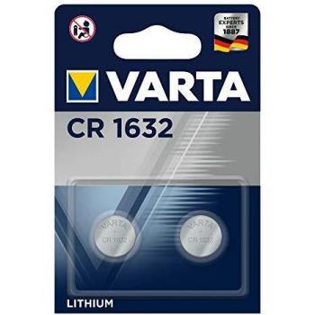 Pilas de botón de litio CR1632 3V - Pack de 2 Varta