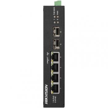 Conmutador inmanejable Hikvision DS-3T0506HP-E/HS