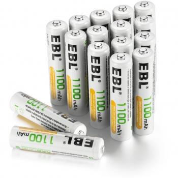EBL 1100mAh AAA Pilas Recargables Ni-MH de 1,2V para los Equipos Domésticos