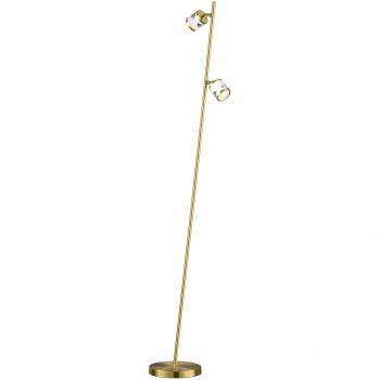 Trio Cassini - Lámpara de pie con 2 luces, 4,5 W, LED, Osram, color bronce mate