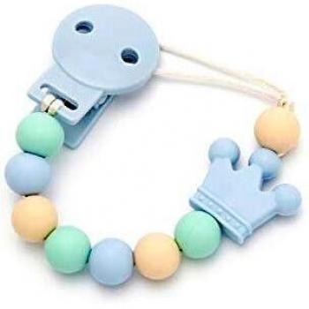 mami me mima CHUPETERO MORDEDOR ANTIBACTERIAS CROWN BLUE