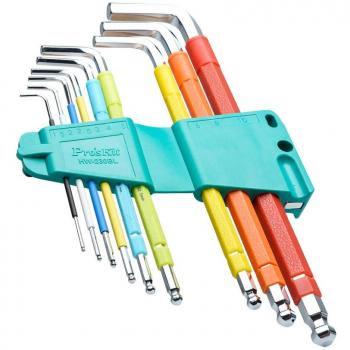 Proskit Juego de 9 Llaves Allen Magnéticas Extra Largas 1,5-10mm