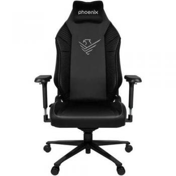 Silla Gaming Phoenix Monarch Deluxe Ergonómica de Cuero Resistente y Reclinable