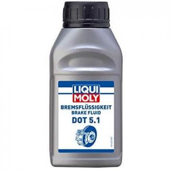 Liqui Moly Líquido de Frenos DOT 5.1 250ml - Líquido de frenos sintético, punto de ebullición alto, compatible con sistemas ABS y ESP, protección contra la corrosión, adecuado