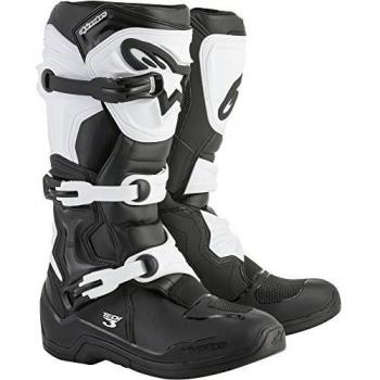 Motorcycle 2018 Alpinestars Tech 3 MX Boots Black White US 12