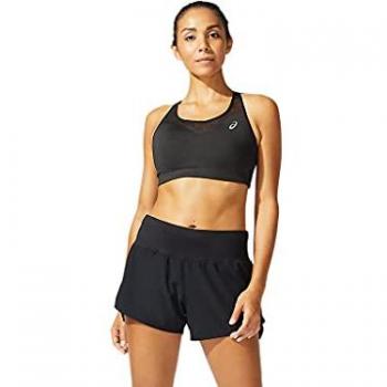 Sujetador deportivo ASICS Accelerate negro de alta intensidad para mujer - XL