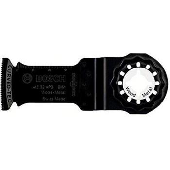 Bosch Professional Starlock - Hoja de sierra de inmersión para madera y metal, AIZ 32 APB, 50 x 32 mm