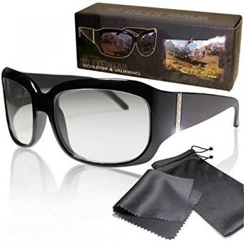 Gafas 3D nobles pasivas para RealD - Alta calidad - Polarizadas circular - Con estuche y paño de microfibra - Compatible con Cinema 3D de LG, Easy 3D de Philips, televisores 3D con polarización circular de Toshiba, Grundig, Sony, Panasonic y RealD en lo