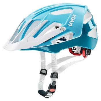 Casco de bicicleta Uvex quatro, Unisex, color lightblue white, tamaño 56-61