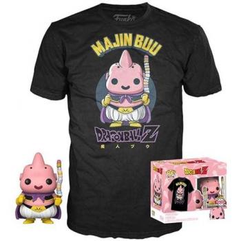 Set figura POP y camiseta de manga corta Dragon Ball Z Majin Buu Exclusive con booble head Pop N° XX- Buu con hielo