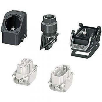 Phoenix Contact Push-In Rectangular Connector Set HC-EVO-B10PT-BWD-HL-M25-PLRBK