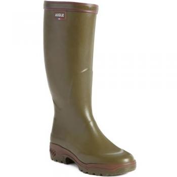 Aigle Parcours 2 Khaki Wellington Rain Boots