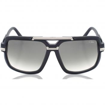 Cazal 8042 002 Men's Vintage Pilot Sunglasses Black with Silver Metal Details, Size 61 MM