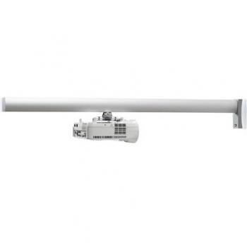 Soporte para proyector de pared SMS FS001450AW-P2 - 12 kg - Aluminio - Blanco - Ajustable de -20 a 20 mm - Longitud 1450 mm