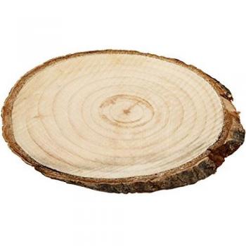 Discos de Madera, 6 mm, 12 Unidades