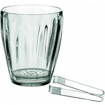 Guzzini Balde para hielo c/pinza 'Aqua' Ø14 x h16 cm