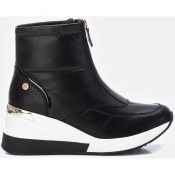 Botines deportivos con cuña negro -Altura cuña 6cm-