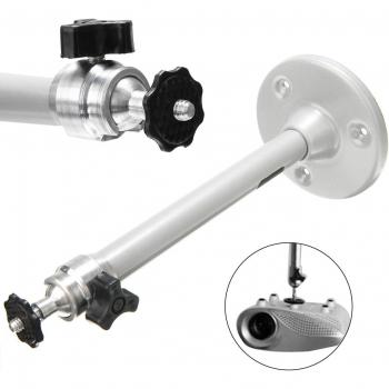 Soporte de pared y techo para mini proyector LCD DLP universal de aleación de aluminio, 22cm, capacidad 3KG