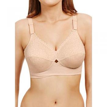 Berlei Classic Non-Wired Total Support Full Cup Bra - Beige, Size 48DD