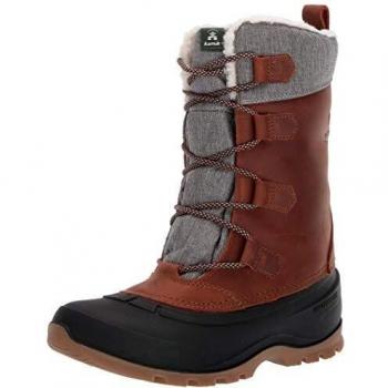 Kamik Snowgem Women's Waterproof Insulated Winter Boots - Cognac Size 41
