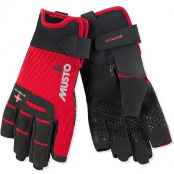 Musto 2018 Perfomance Sailing Short Finger Gloves Red AUGL005 Size- - Large