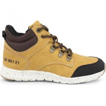 Botines Shone 20336-003 negro para niño, botas de invierno negro Shone para niña, botines de niño Shone 3528-010 marrón