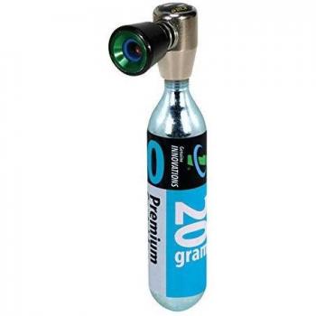 Genuine Innovations G2673, AirChuck, Ligero, Bomba de CO2 para Bicicletas, Peso 16 g