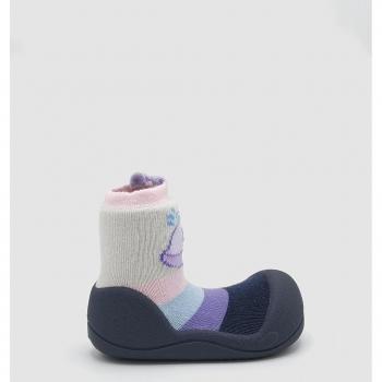 Patucos de bebé niña con diseño de ballena Attipas