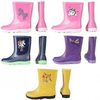 Botas de equitación impermeables de PVC para niña Horka