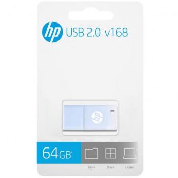 HP V168 64GB USB 2.0 Flash Drive Azul