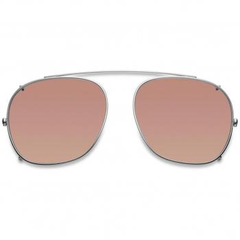 Etnia Barcelona Sant Sebastia Clip-On Polarized Silver Men's Sunglasses 55mm