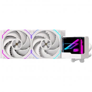 Sistema de Refrigeración Líquida Einarex Vertex 240mm con 2 Ventiladores RGB Espejo Infinito Blanco