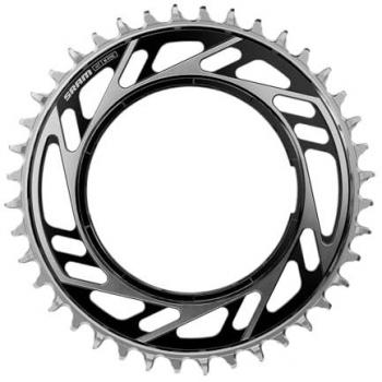 Plato SRAM X-Sync 42T para carretera 12/13 velocidades, montaje directo y roscado en negro/plata
