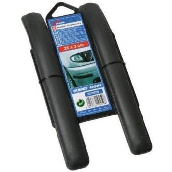 Sumex 3210250 - Protectores Parachoques, Europe 26X3 cm, Color Negro, 2 Unidades