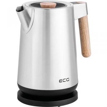 Hervidor de Agua ECG RK 1767 Strix Timber 1,7 L Acero Inoxidable con Filtro Amovible