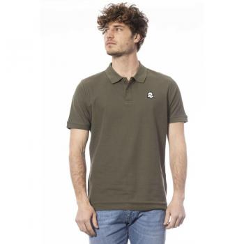 Invicta Green Cotton Polo Shirt - S
