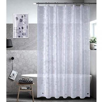 Amazon Brand - Umi Cortinas de Ducha, para baño, bañera, Impermeable, Resistente al Moho, Anti Moho e Impermeables