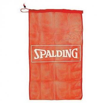 Spalding 8361SCNR Bolsa Rejilla para 7 Balones, Unisex, Rojo, Talla Única