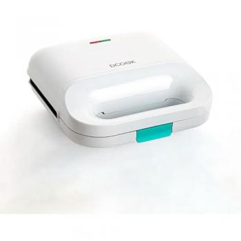 Sandwichera 3 En 1 DCOOK Gallery 750W - Placas Intercambiables para Gofres, Sandwiches y Grill - Blanco Brillo